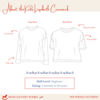 Kids Lizabeth Crewneck